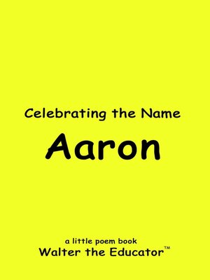 cover image of Celebrating the Name Aaron